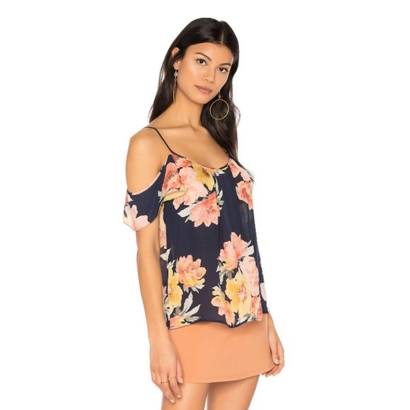 Joie Adorlee Top in Dark Navy - Size XXS - Picture 2 of 4